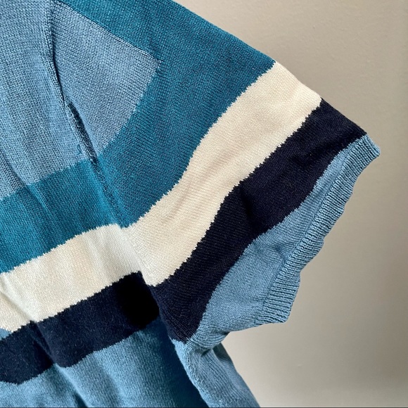 Laboratory Lord & Taylor Short Sleeve sweater Shirt - Picture 4 of 4